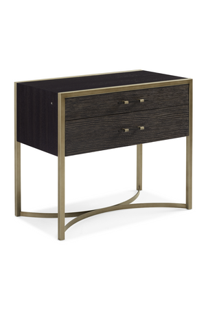 Cerused Oak Modern Nightstand L | Caracole Remix | Oroa.com