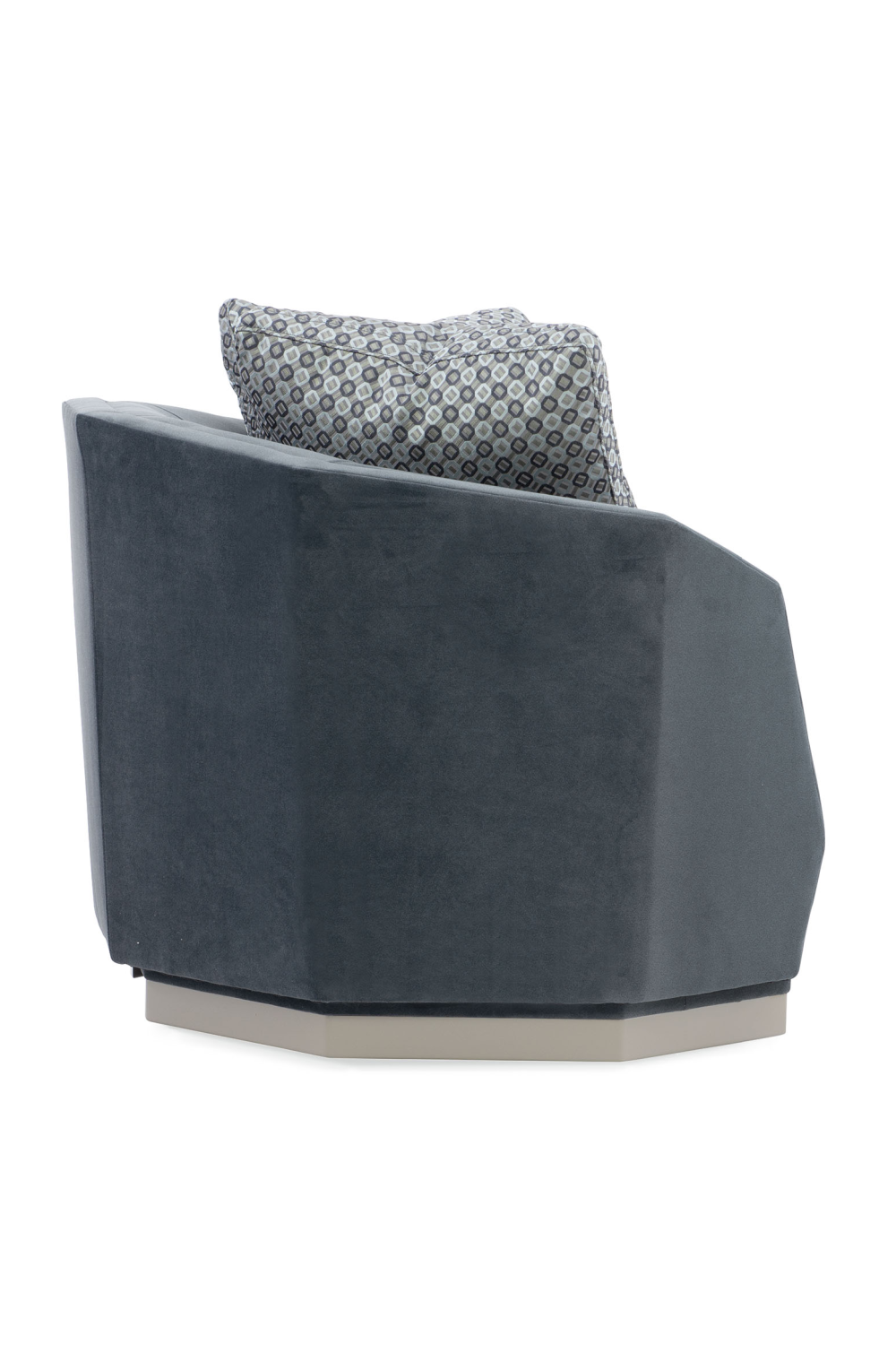 Octagonal Swivel Chair | Caracole Expressions | Oroa.com