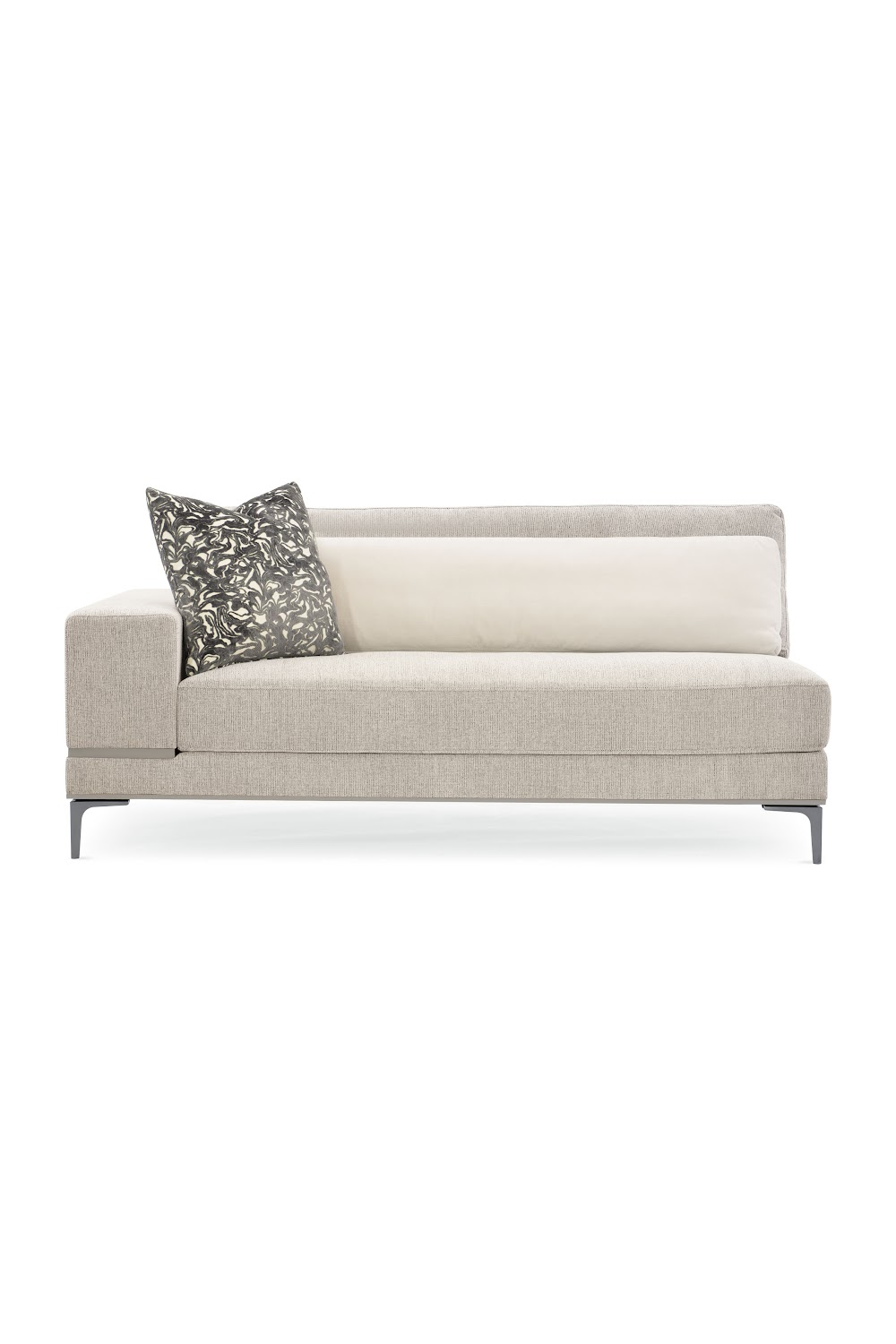 Beige Modern Loveseat | Caracole Repetition | Oroa.com