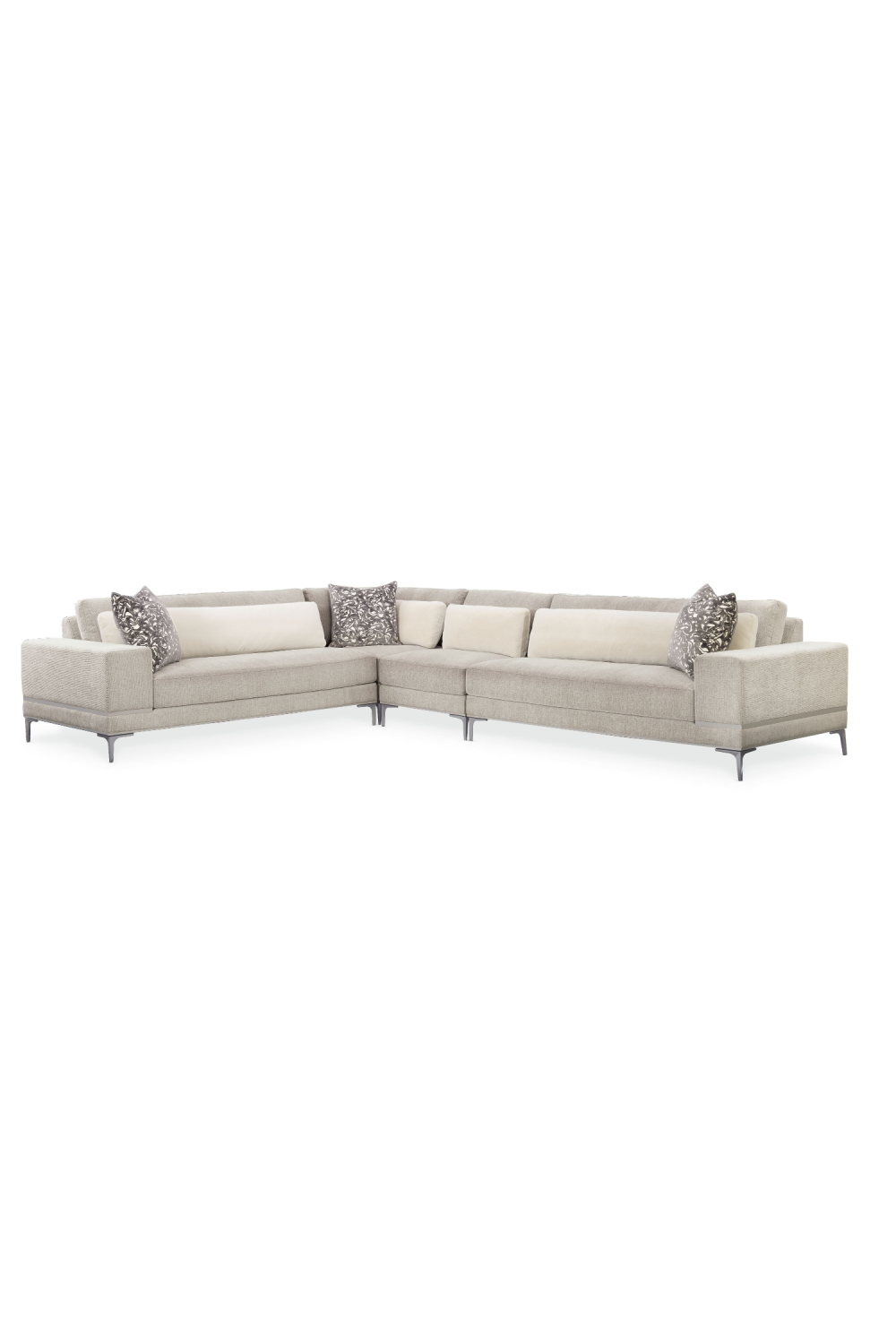 Beige Modern Loveseat | Caracole Repetition | Oroa.com