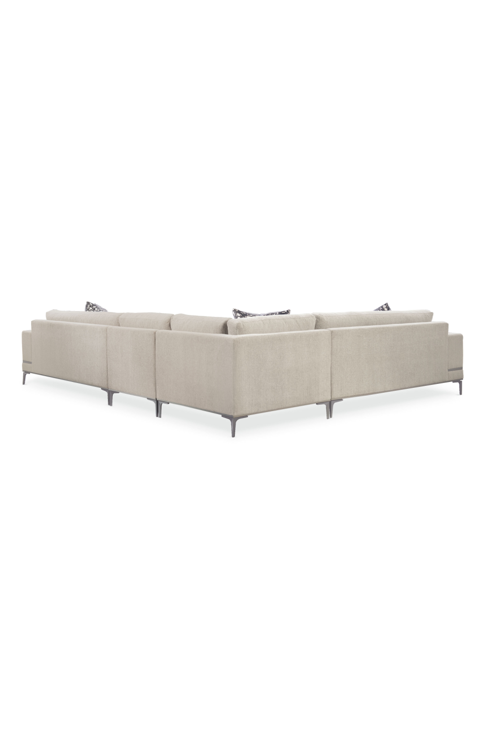 Beige Modern Loveseat | Caracole Repetition | Oroa.com