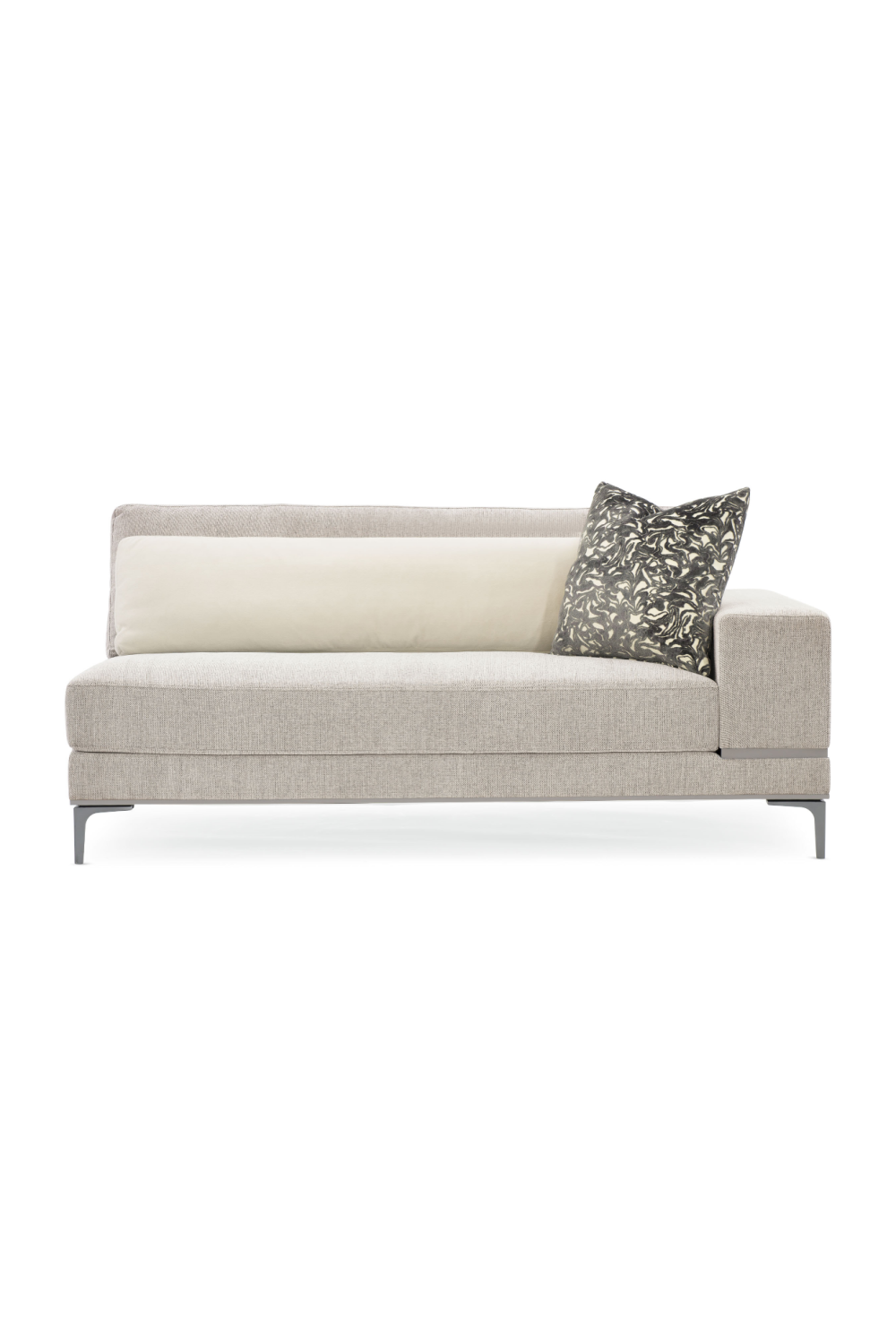 Beige Modern Loveseat | Caracole Repetition | Oroa.com