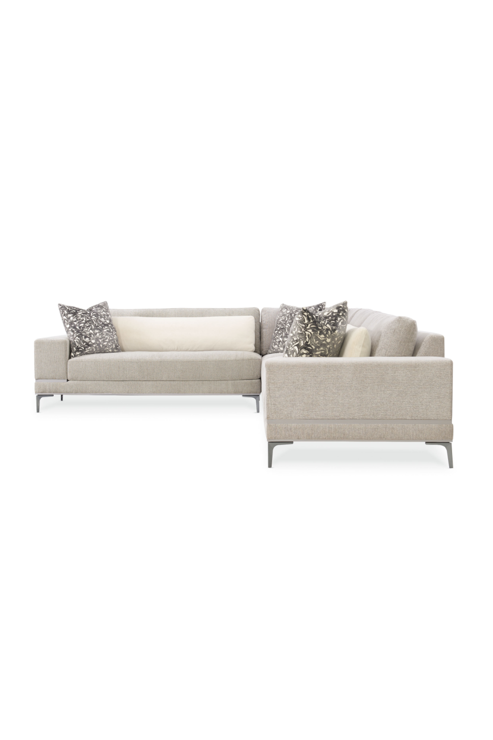 Beige Modern Loveseat | Caracole Repetition | Oroa.com