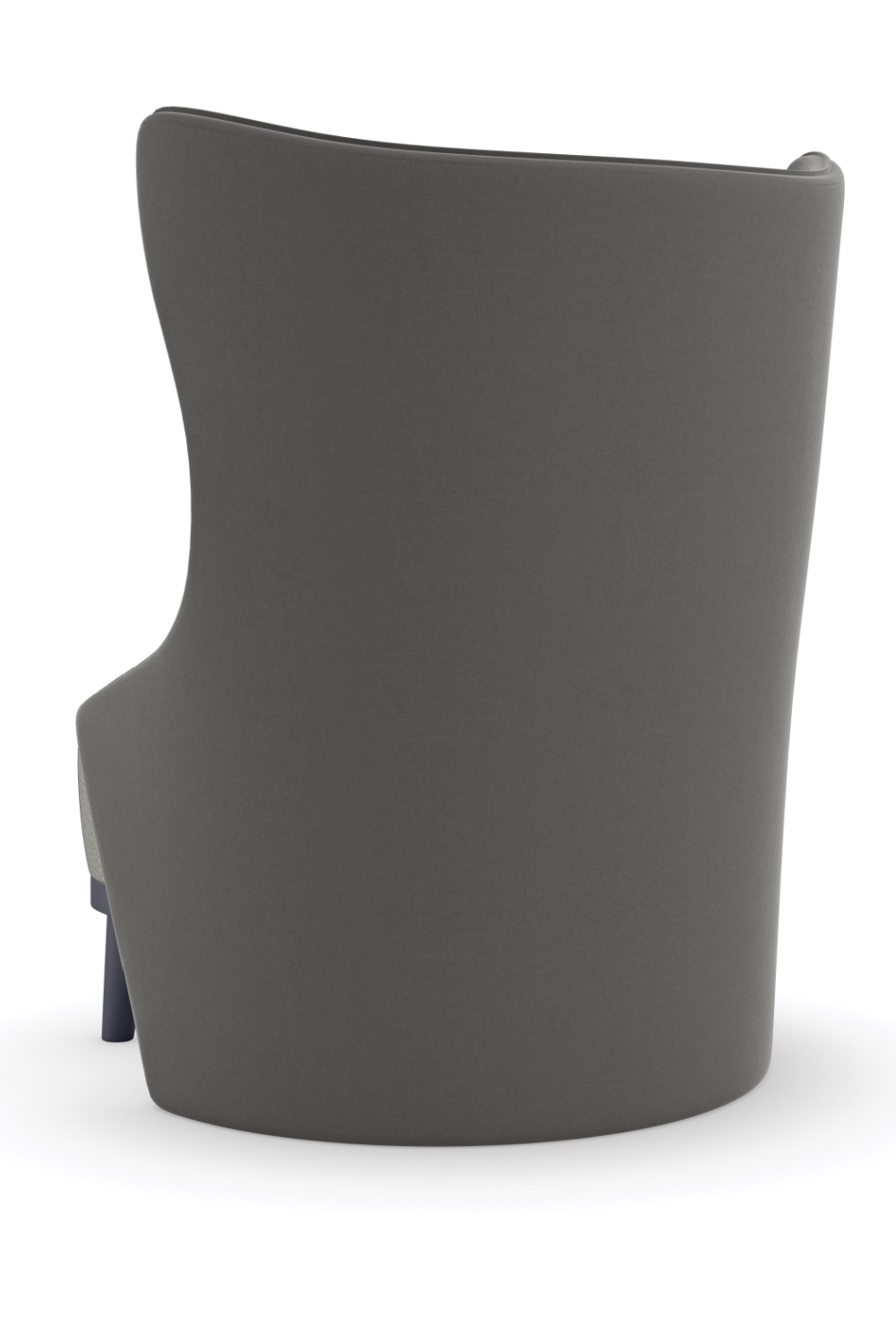 Gray Suede Wingback Chair | Caracole La Moda | Oroa.com