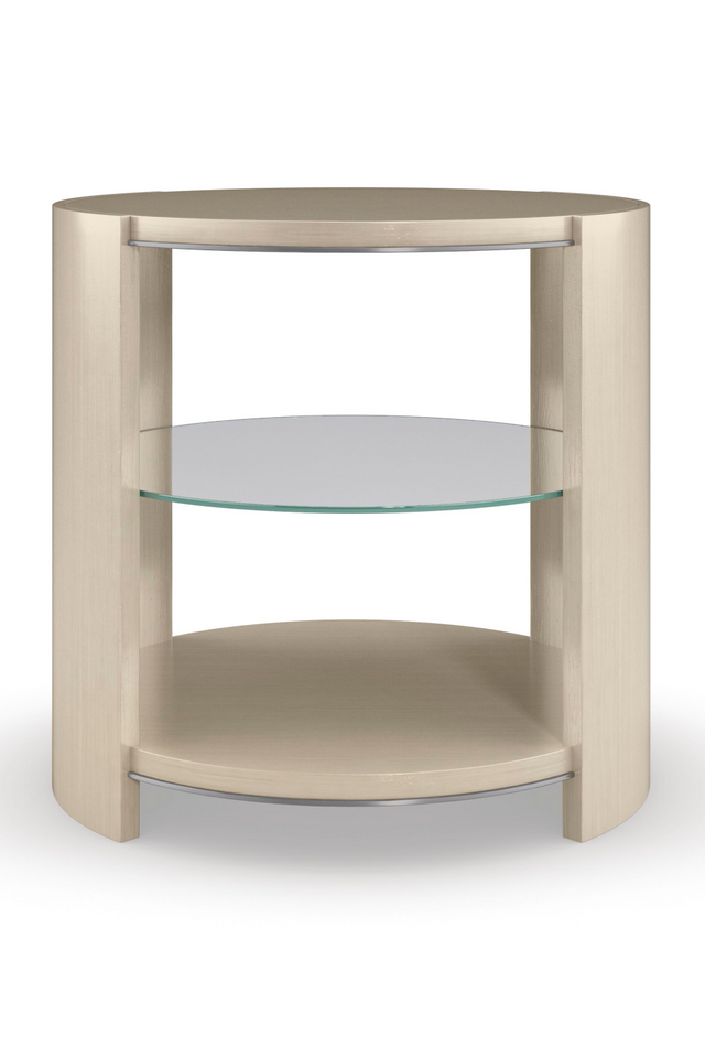 Round Shelved End Table | Caracole Da Vita | Oroa.com