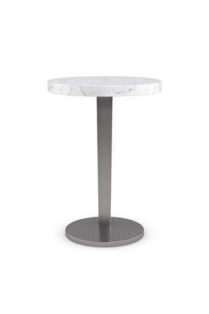 White Marble Spot Table | Caracole La Moda | Oroa.com