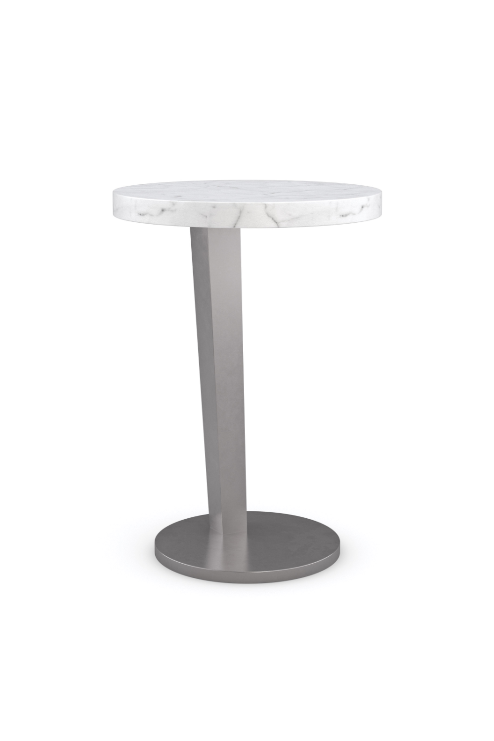 White Marble Spot Table | Caracole La Moda | Oroa.com