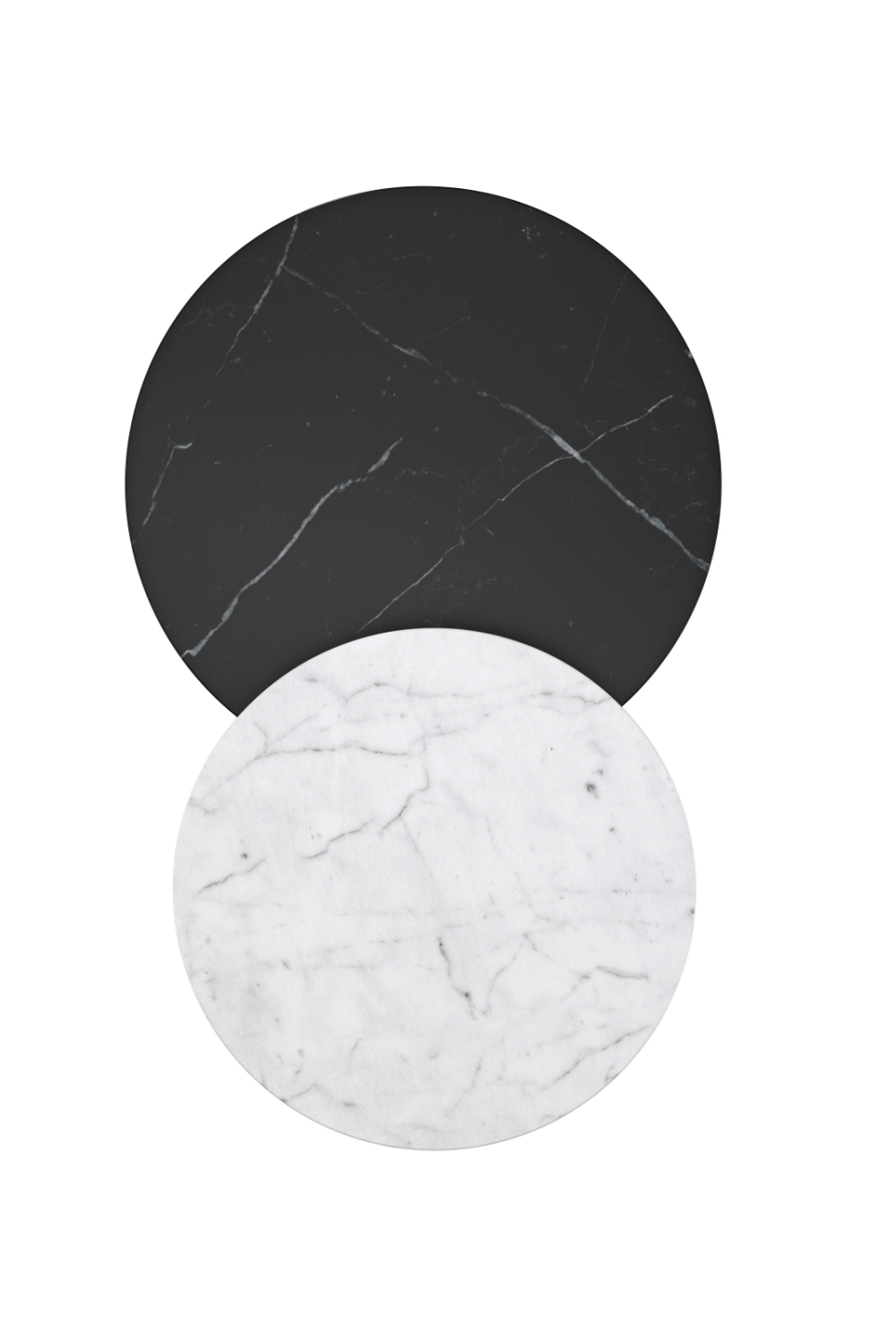 White Marble Spot Table | Caracole La Moda | Oroa.com