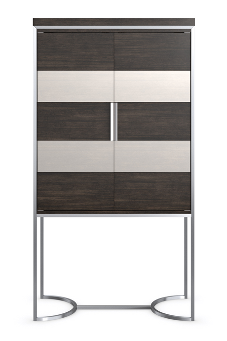 Metal Framed Modern Bar Cabinet | Caracole La Moda | Oroa.com