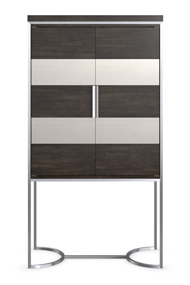 Metal Framed Modern Bar Cabinet | Caracole La Moda | Oroa.com