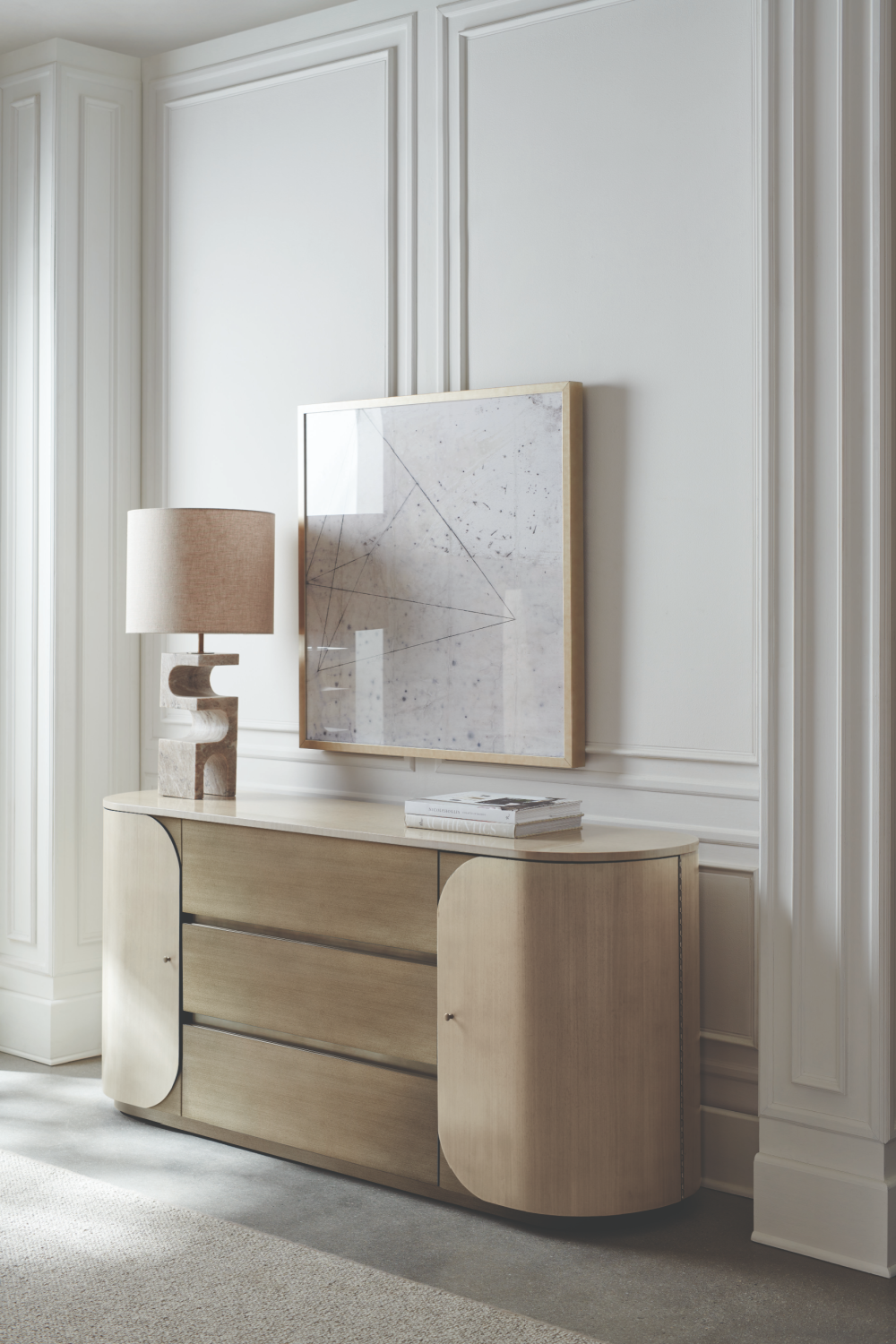 Oval Modern Dresser | Caracole Da Vita | Oroa.com