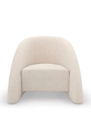 Modern Curved Accent Chair | Caracole Movement | Oroa.com
