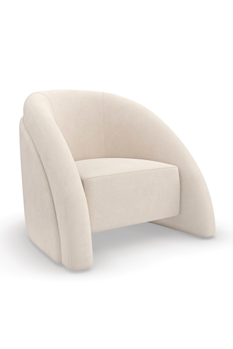 Modern Curved Accent Chair | Caracole Movement | Oroa.com