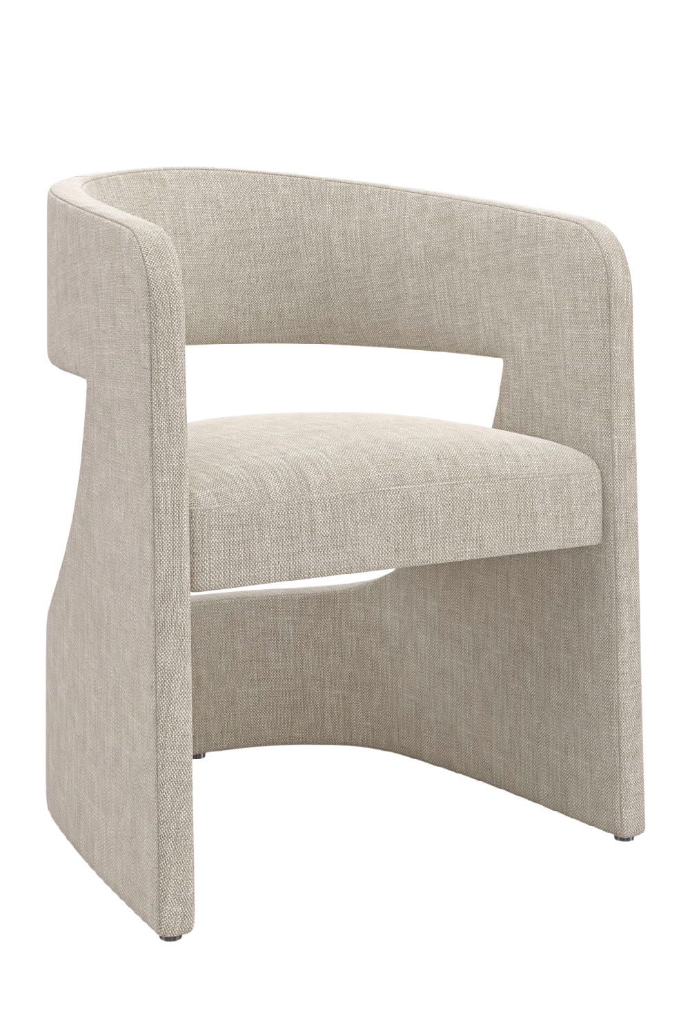 Modern Barrel-Back Chair | Caracole Soft Balance | Oroa.com