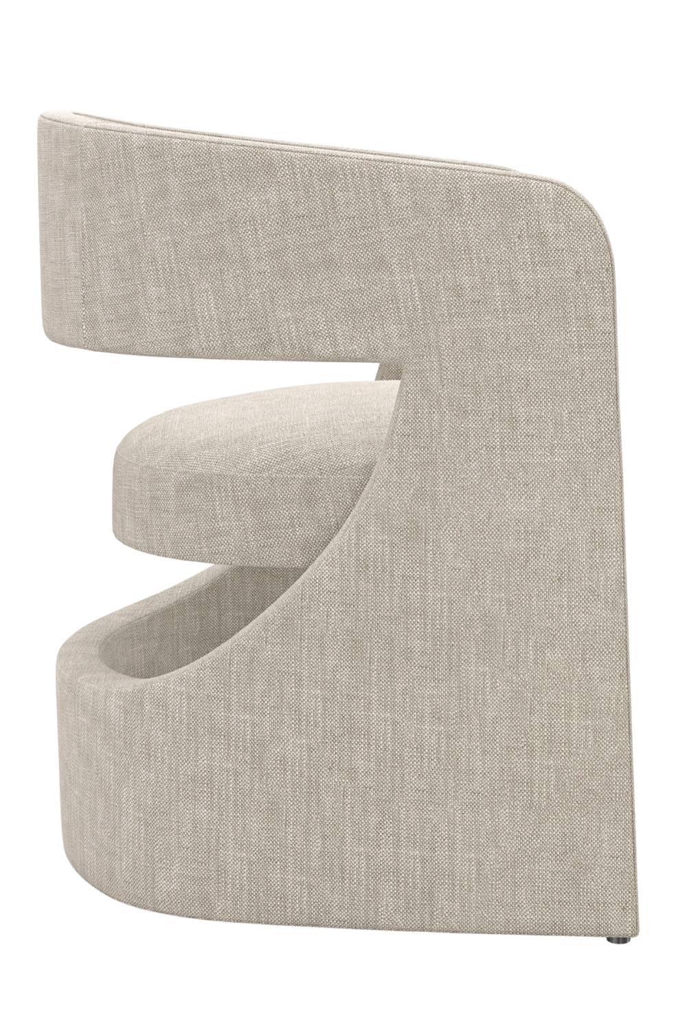 Modern Barrel-Back Chair | Caracole Soft Balance | Oroa.com