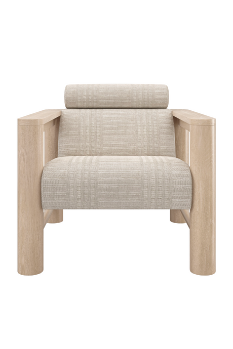   Oak Framed Lounge Chair | Oroa.com