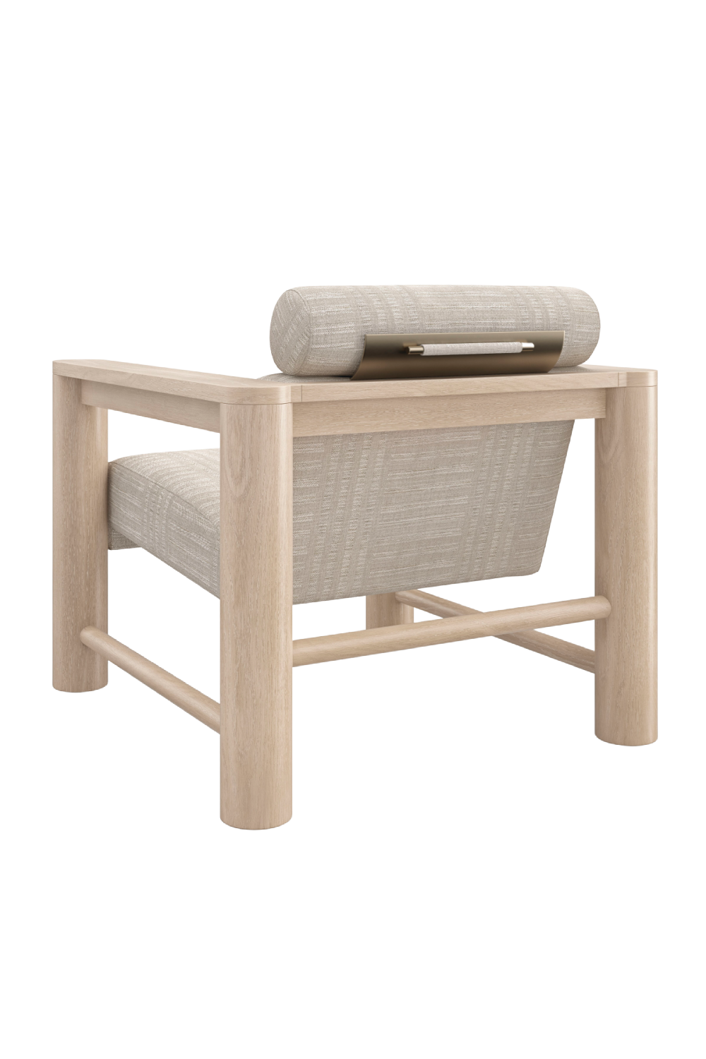 Oak Framed Lounge Chair | Caracole Unity | Oroa.com