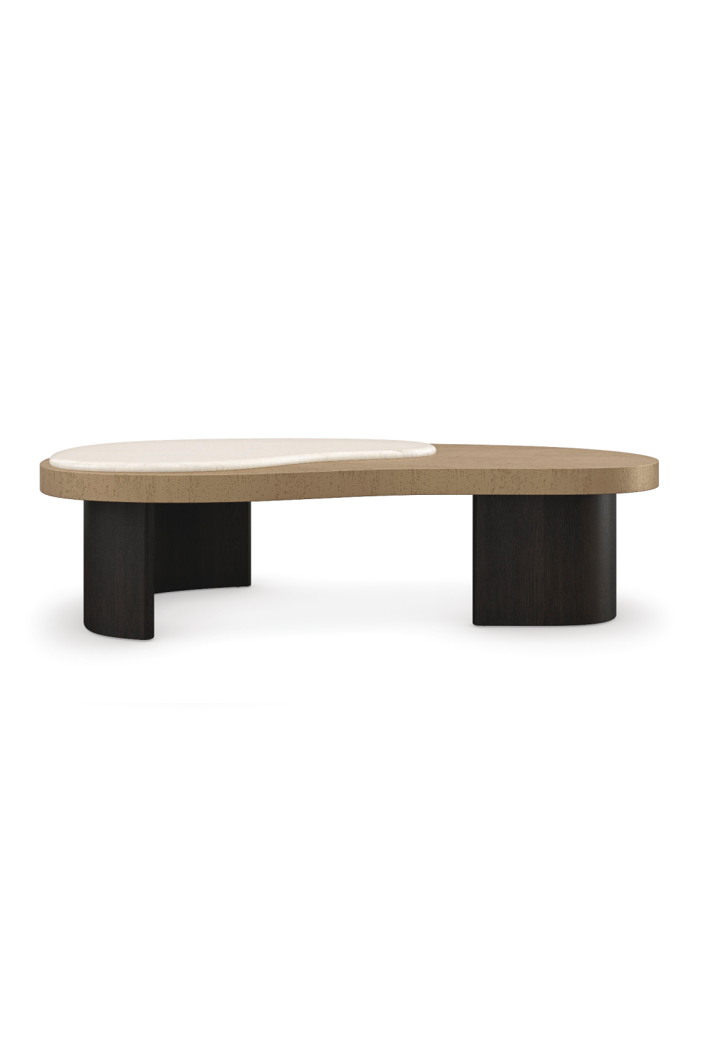 Cream Travertine Coffee Table | Caracole Contrast | Oroa.com