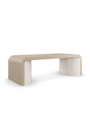 Curved Oak Coffee Table | Caracole Movement | Oroa.com