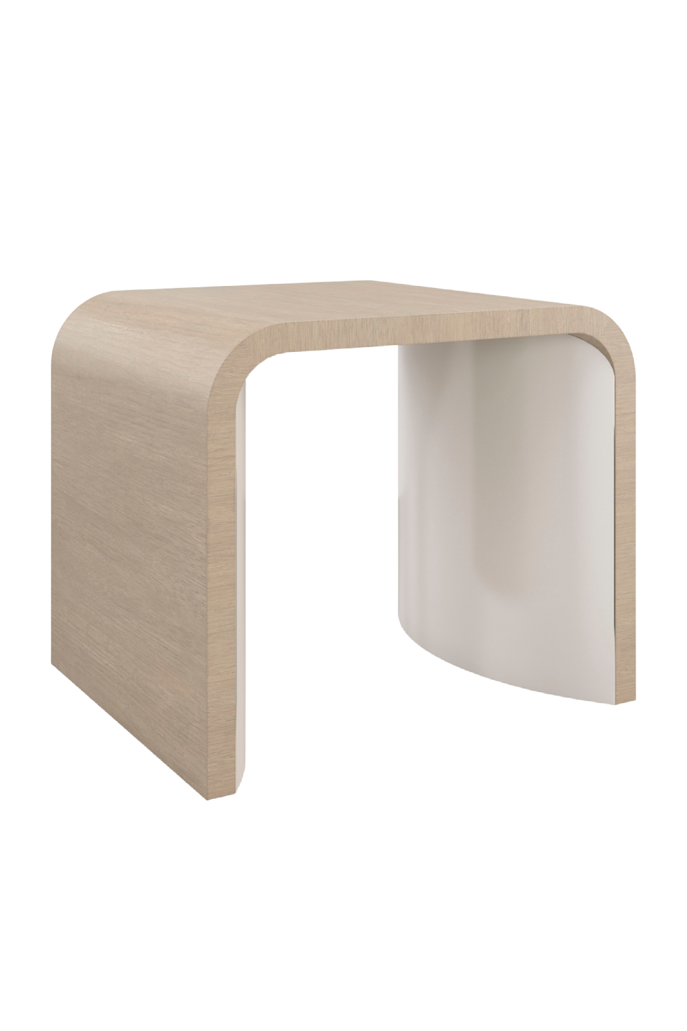 Arched Oak End Table | Caracole Movement | Oroa.com