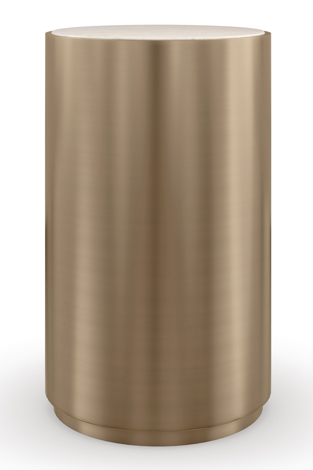 Gold Pillar Spot Table | Caracole Contrast Light | Oroa.com