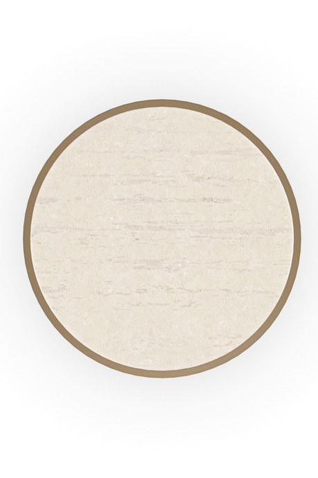 Gold Pillar Spot Table | Caracole Contrast Light | Oroa.com