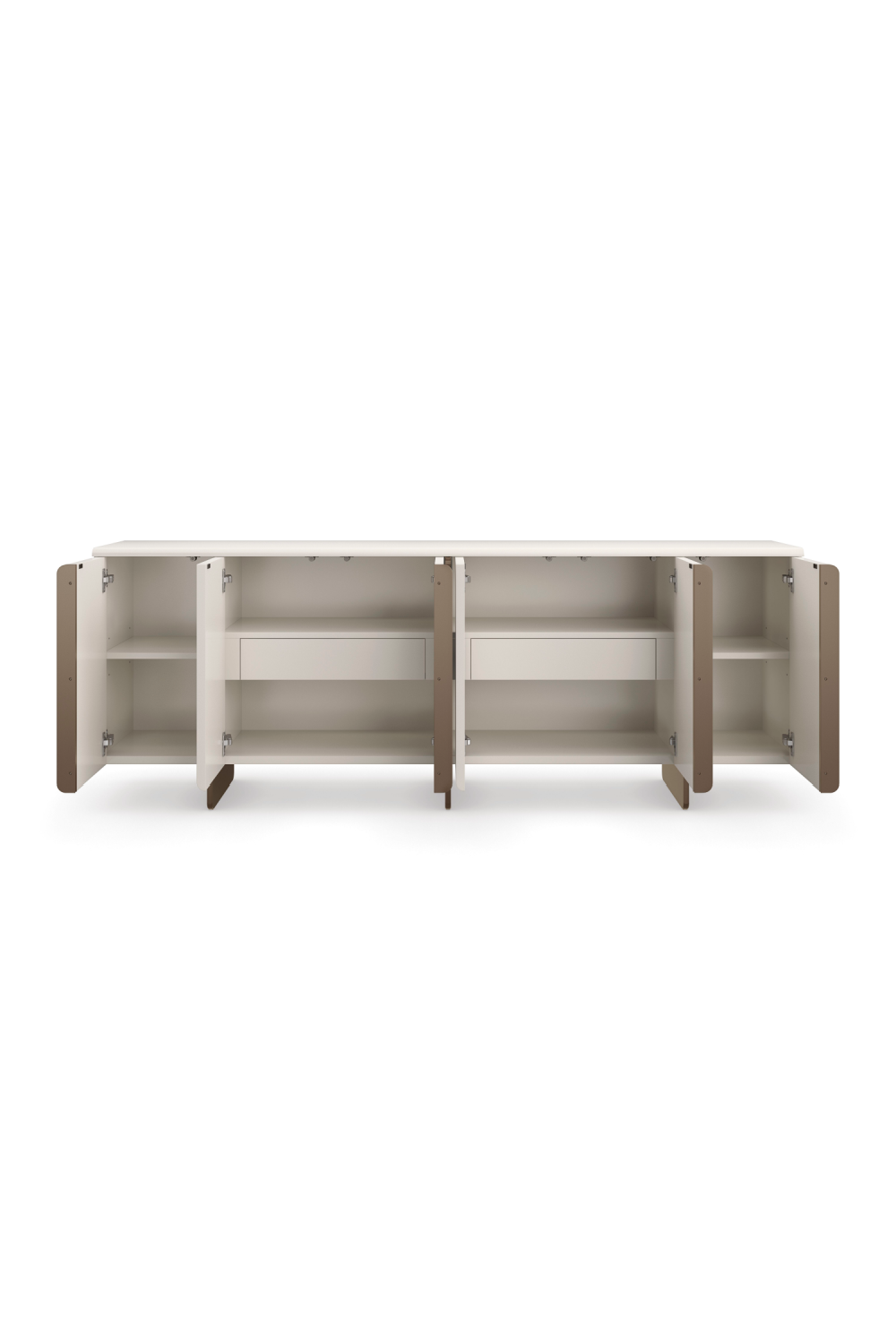 White Modern Credenza | Caracole Emphasis | Oroa.com