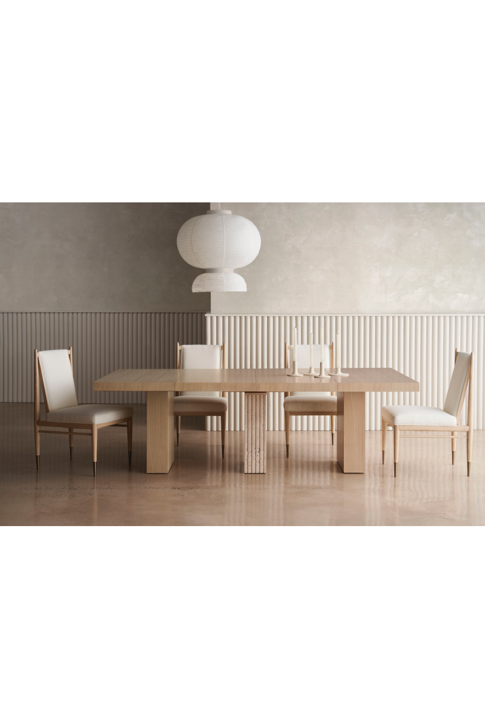 Bouclé Ivory Dining Chair | Caracole Unity | Oroa.com