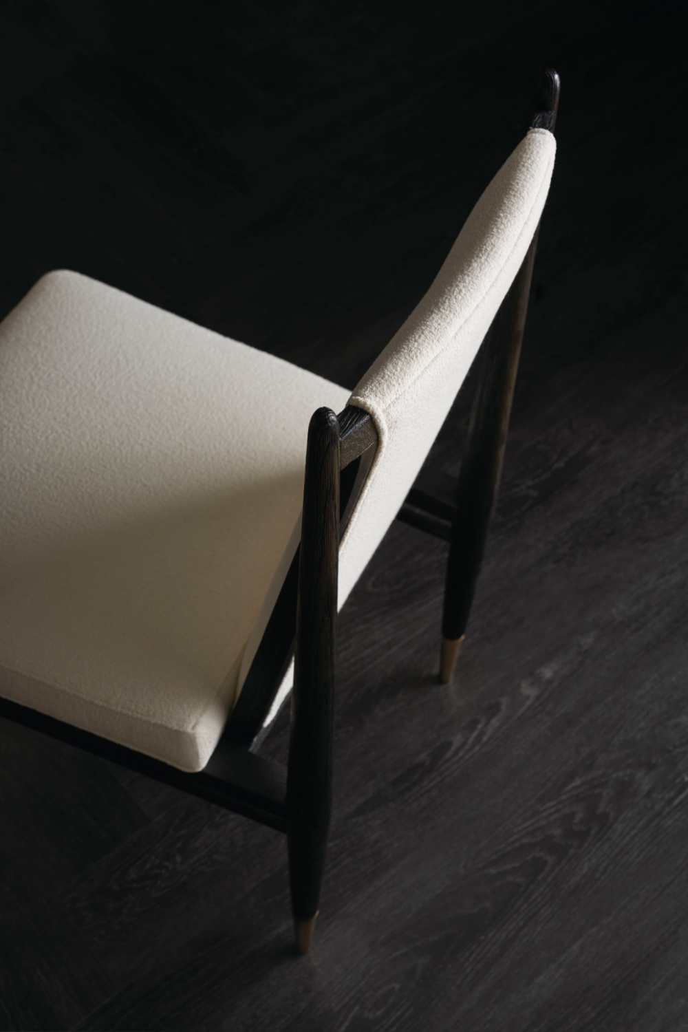 Bouclé Ivory Dining Chair | Caracole Unity | Oroa.com