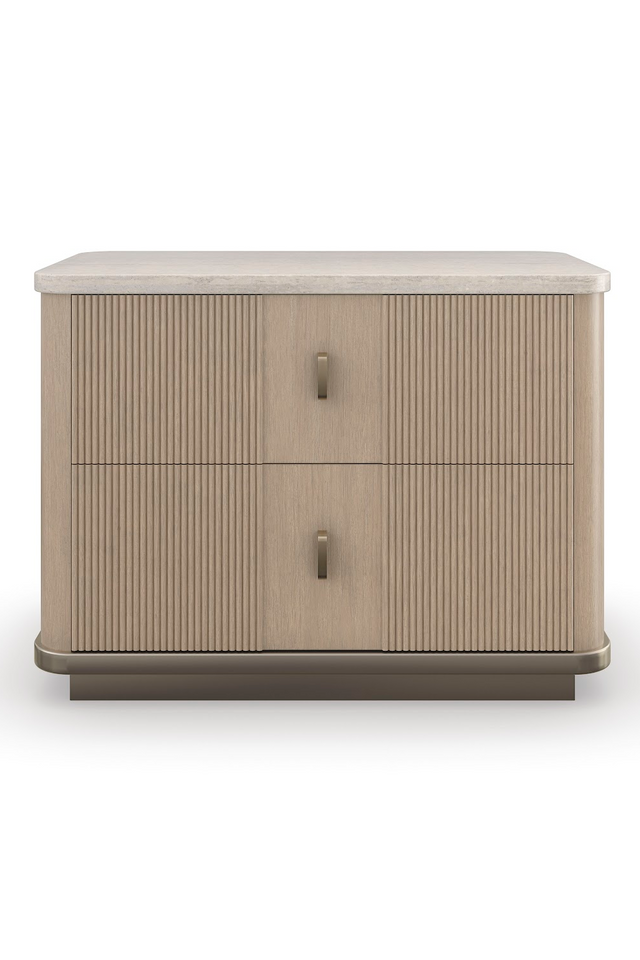 Oak Modern Nightstand | Caracole Rhythm | Oroa.com