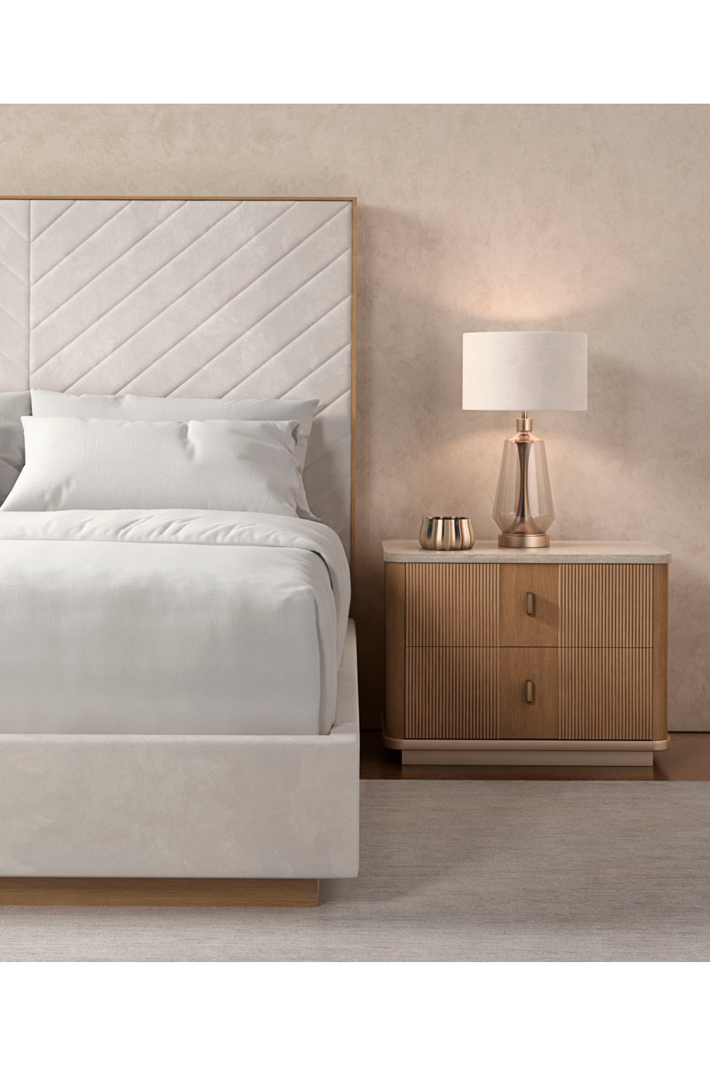   Oak Modern Nightstand | Oroa.com