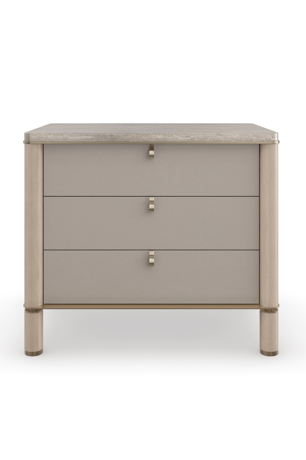 Modern 3-Drawer Nightstand | Caracole Balance | Oroa.com