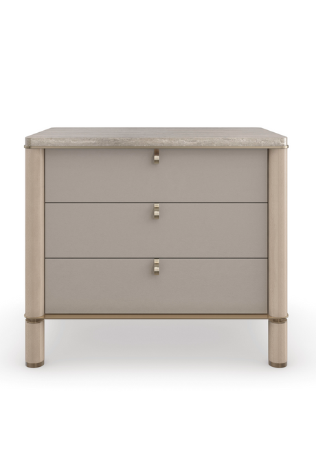 Modern 3-Drawer Nightstand | Caracole Balance | Oroa.com