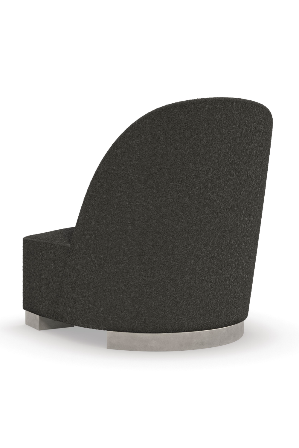 Gray Shearling Lounge Chair | Caracole Act | Oroa.com