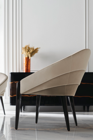 Velvet Modern Accent Chair | Caracole On All Levels | Oroa.com