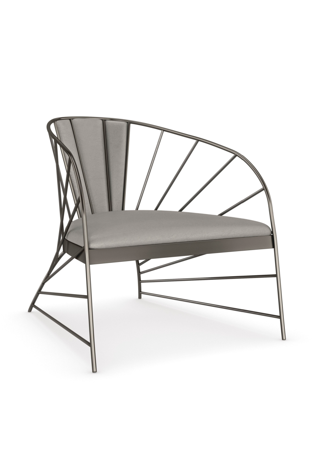 Metal Framed Lounge Chair | Caracole Live Wire | Oroa.com