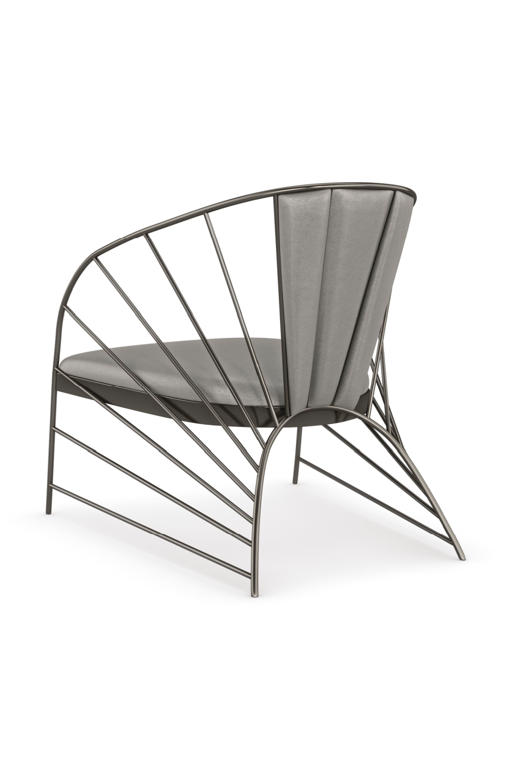 Metal Framed Lounge Chair | Caracole Live Wire | Oroa.com