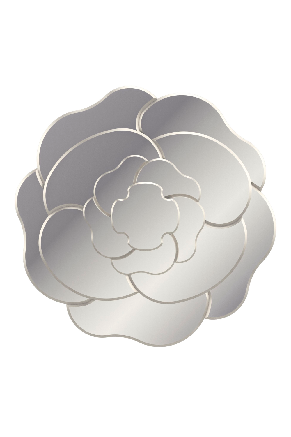 Modern Floral Mirror | Caracole La Petite Rose | Oroa.com