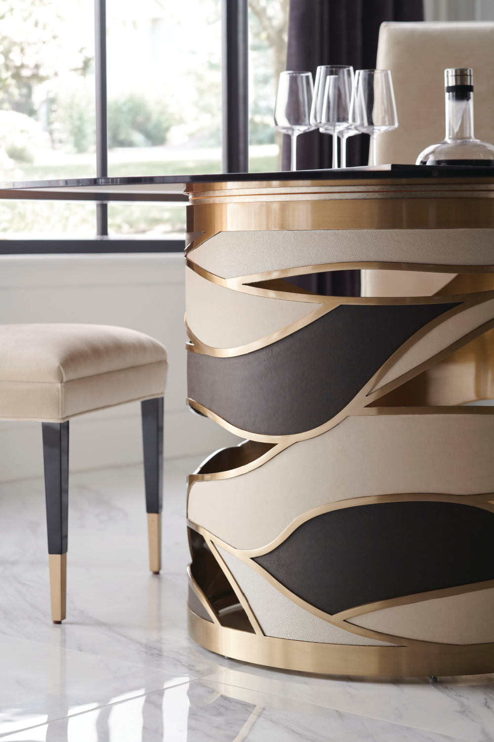  Cream Velvet Dining Chair | Oroa.com