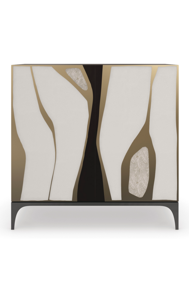 Patterned Shagreen Bar Cabinet | Caracole Downtown | Oroa.com