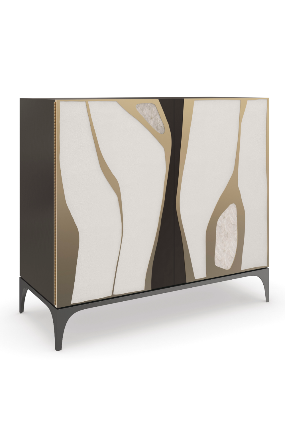 Patterned Shagreen Bar Cabinet | Caracole Downtown | Oroa.com