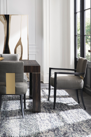 Metallic Modern Bar Cabinet | Caracole Uptown | Oroa.com