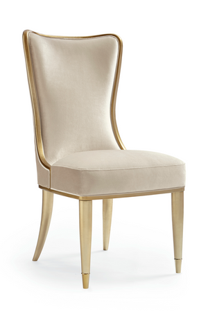   Cream Velvet Dining Chair | Oroa.com