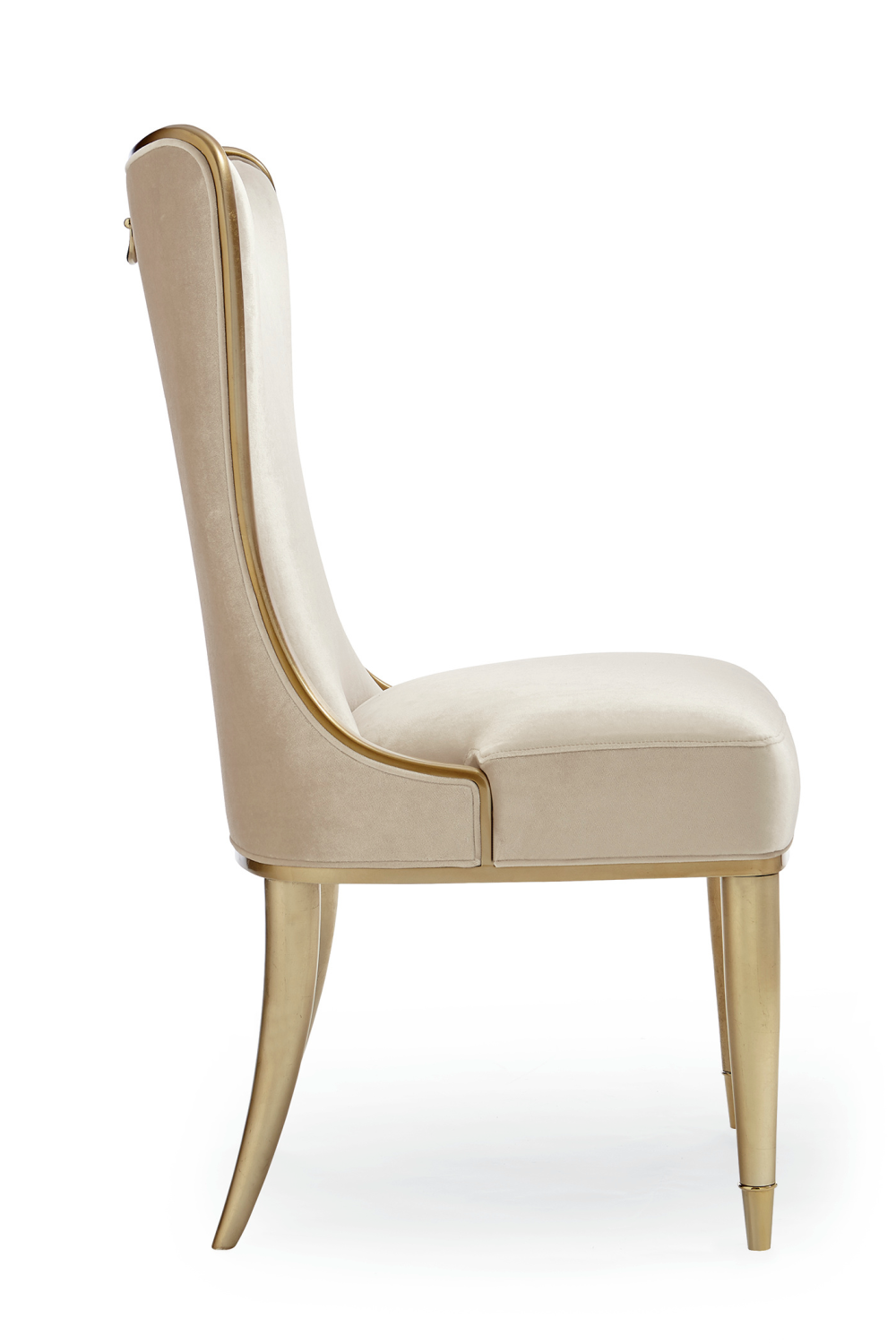 Cream Velvet Dining Chair | Caracole | Oroa.com