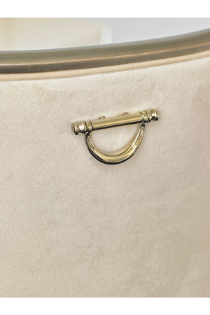   Cream Velvet Dining Chair | Oroa.com