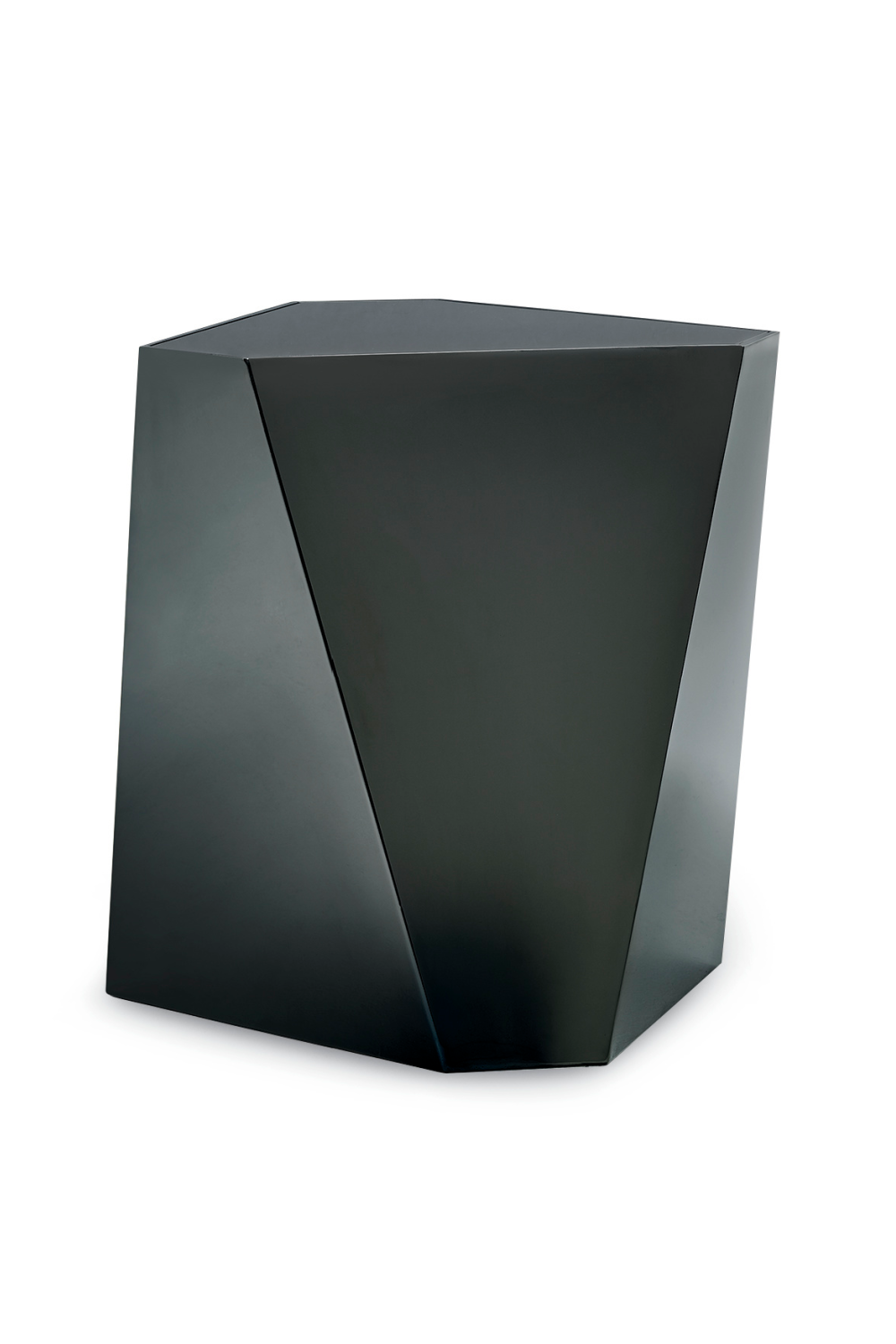 Faceted Metal Side Table | Caracole The Contempo Side | Oroa.com