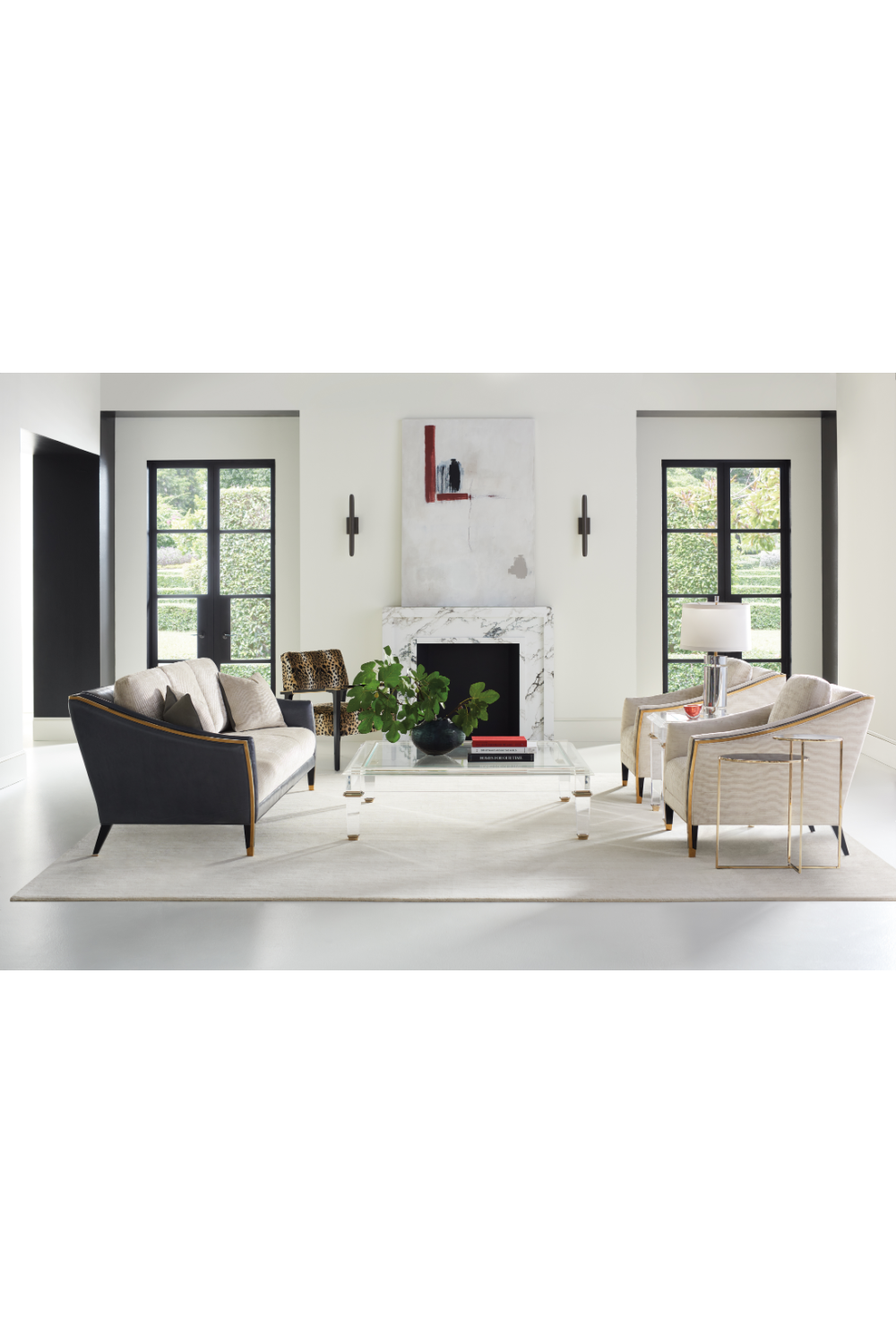 Modern Clear Cocktail Table | Caracole Pierre | Oroa.com