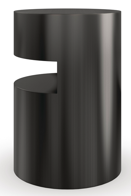 Black Cylindrical End Table | Caracole Constellation | Oroa.com
