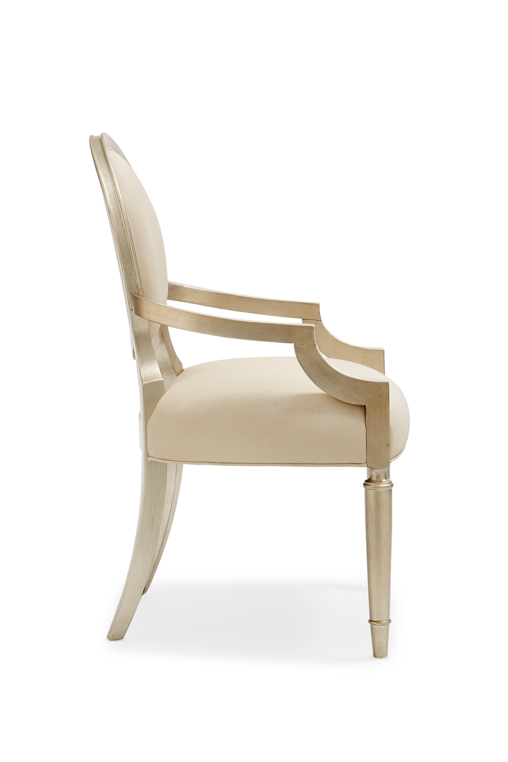 Carved Frame Beige Dining Chair (2) | Caracole May I Join You? | Oroa.com