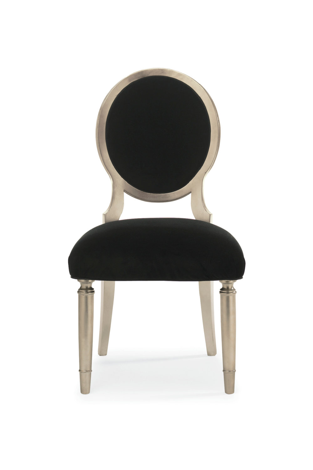   Black Velvet Dining Chairs (2) | Oroa.com